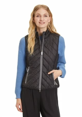 BETTY BARCLAY Steppweste Mit Stehkragen Schwarz – Bild 3