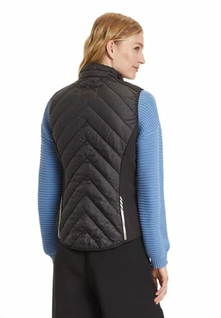 BETTY BARCLAY Steppweste Mit Stehkragen Schwarz – Bild 4