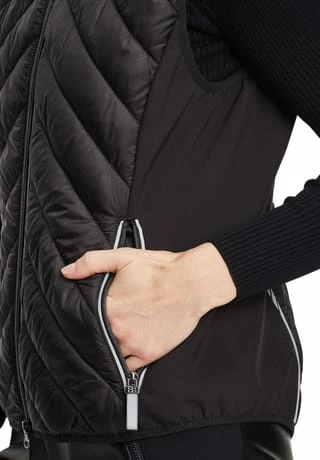 BETTY BARCLAY Steppweste Mit Stehkragen Schwarz – Bild 8