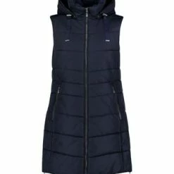 GIL BRET Steppweste Mit Abnehmbarer Kapuze Dunkelblau
