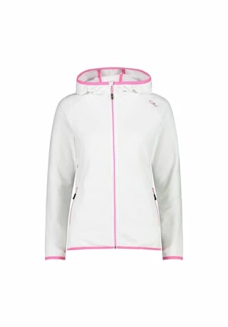 CMP Fleecejacke Jacket Fix Hood Weiß