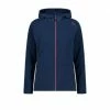 CMP Fleecejacke Jacket Fix Hood Dunkelblau