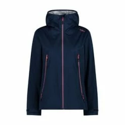 CMP Regenjacke Jacket Fix Hood Marineblau