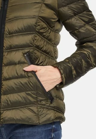 GIL BRET Steppjacke Mit Kapuze Dark Khaki – Bild 9