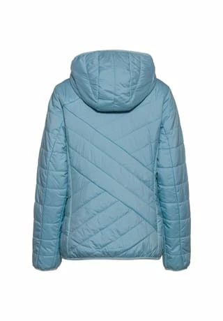 CMP Steppjacke WOMAN JACKET FIX HOOD Imprägnierung,Reißverschluss,Reißverschluss-Tasche Thinsulate™ Damen Cristall Blue – Bild 2