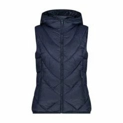 CMP Steppweste Vest Fix Hood Marineblau
