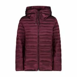 CMP Steppjacke WOMAN JACKET FIX HOOD Kordelzug,Reißverschluss,Reißverschluss-Tasche Damen Rubino