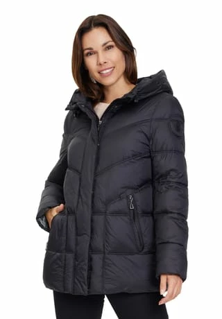 GIL BRET Winterjacke Mit Kapuze Schwarz – Bild 3