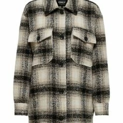 ONLY® ONLALLISON CHECK S, 189959002 PUMICE, M 189959002 PUMICE