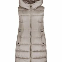 BETTY BARCLAY Steppweste Mit Kapuze Hellbraun