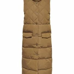 ONLY® Steppweste, Stehkragen, Für Damen 227035 TOASTED CO