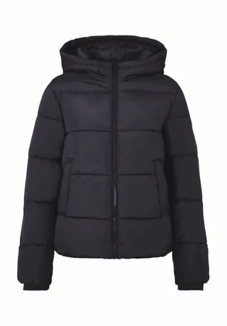 PIECES Steppjacke, Kapuze, Für Damen 179276 BLACK