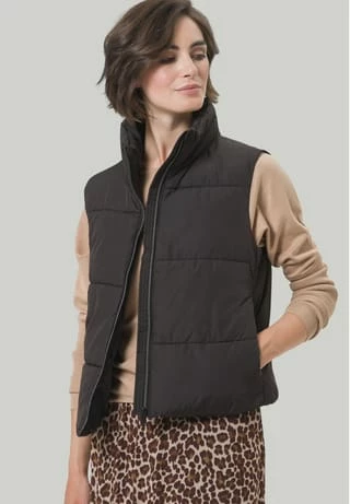 Zero Weste, Stehkragen, Für Damen 9105 BLACK BEAUTY – Bild 7