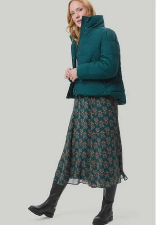 Zero Steppjacke, Stehkragen, Für Damen 5025 DARK SEA – Bild 8