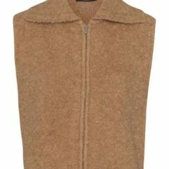 Zero 1070151079 Cardi, 7715 CAMEL MELANG, 34 7715 CAMEL MELANG