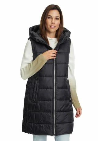 BETTY BARCLAY Steppweste Mit Kapuze Schwarz – Bild 3