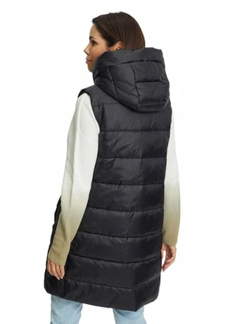 BETTY BARCLAY Steppweste Mit Kapuze Schwarz – Bild 4