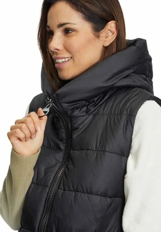 BETTY BARCLAY Steppweste Mit Kapuze Schwarz – Bild 6