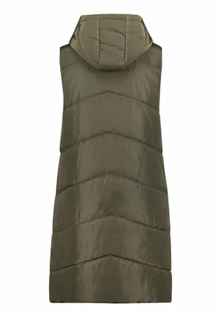 Cartoon Steppweste Mit Kapuze Dunkelgrün – Bild 2